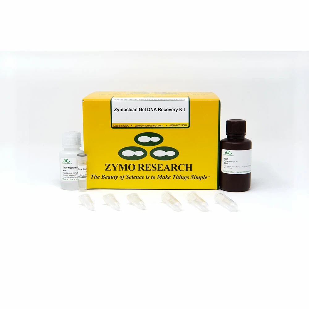 Zymo Research D4008 Zymoclean Gel DNA Recovery Kit, Capped columns, 200 Preps/Unit primary image