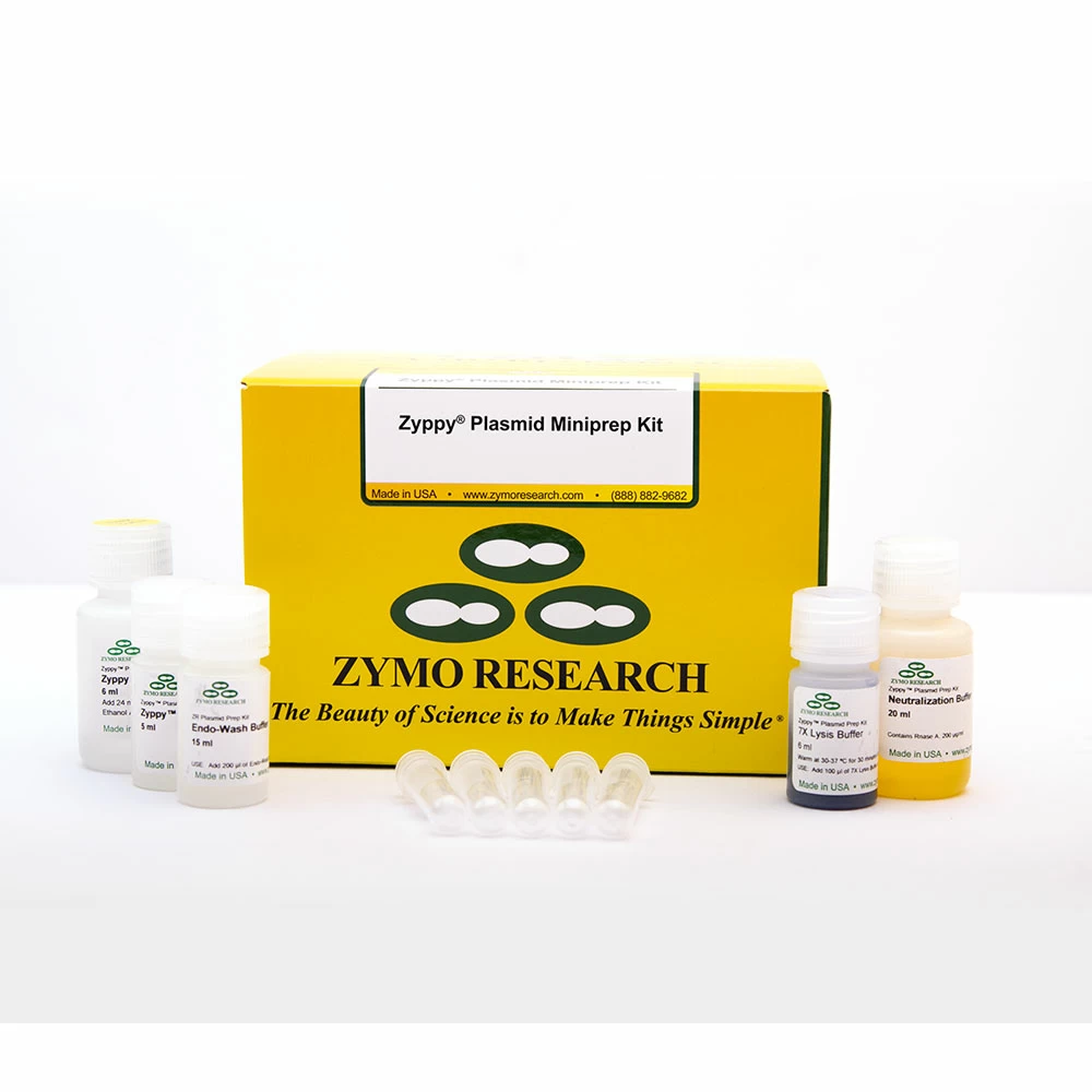 Zymo Research D4019 Zyppy Plasmid Miniprep Kit, Zymo Research Kit, 100 Preps/Unit primary image
