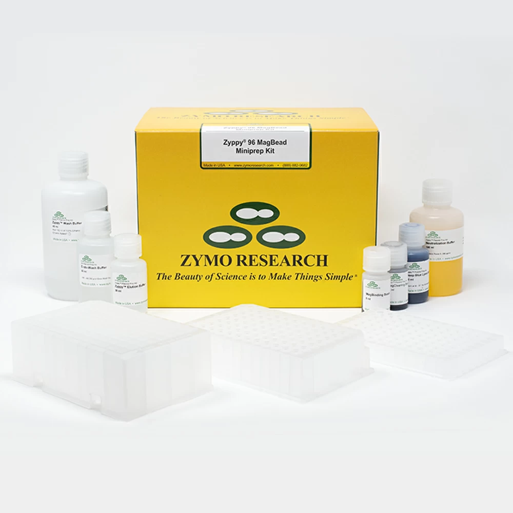 Zymo Research D4102 Zyppy-96 Plasmid MagBead Miniprep Kit, Zymo Research, 8 x 96 Preps/Unit primary image