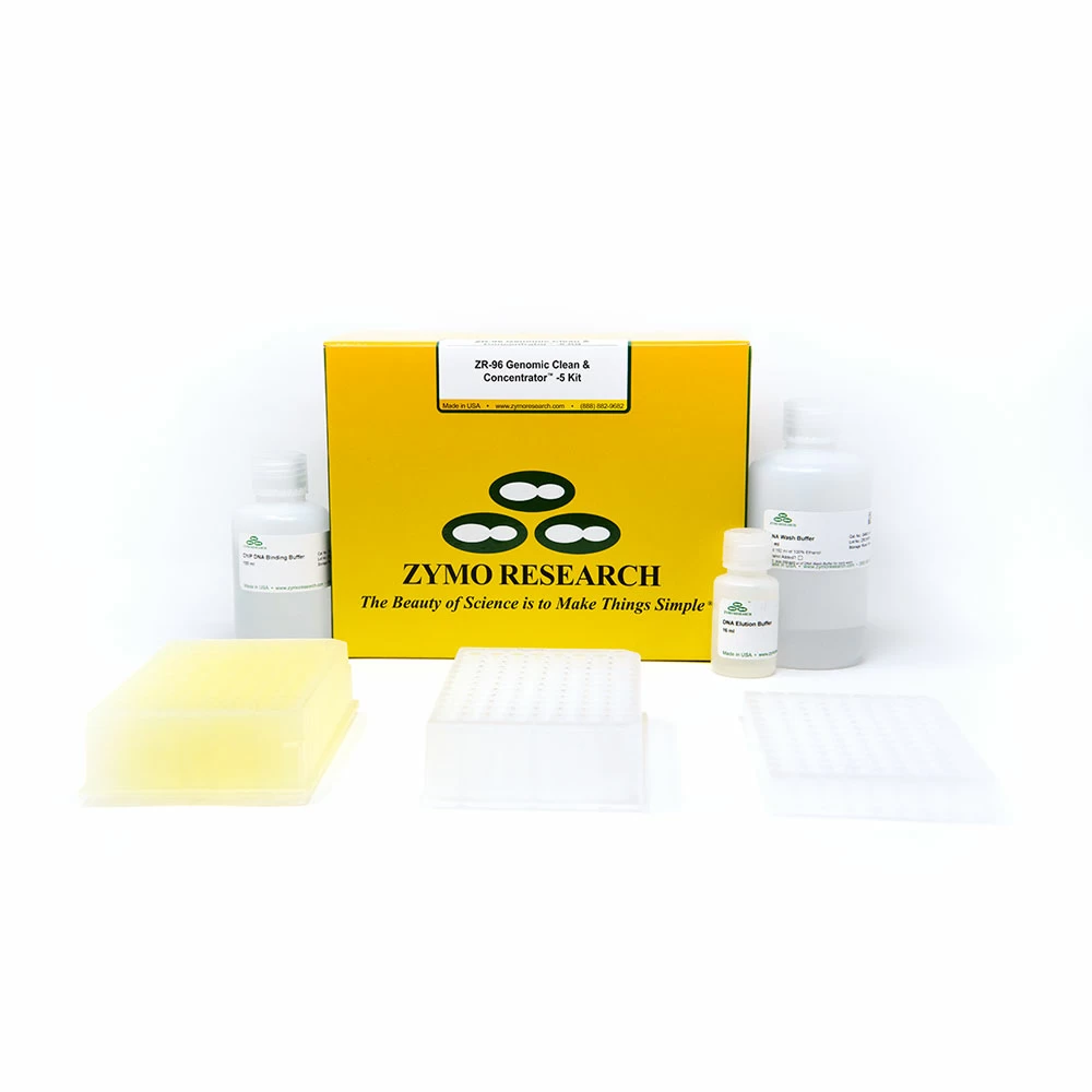 Zymo Research D4066 ZR-96 Genomic DNA Clean & Concentrator-5, Zymo Research Kit, 2 x 96 Preps/Unit primary image