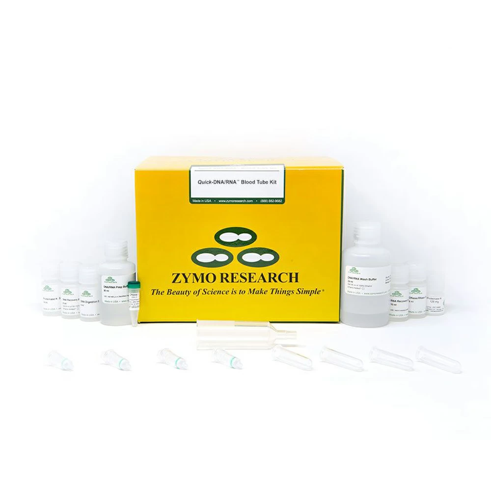 Zymo Research R1151 Quick-DNA/RNA Blood Tube Kit, Zymo Research, 50 Preps/Unit primary image