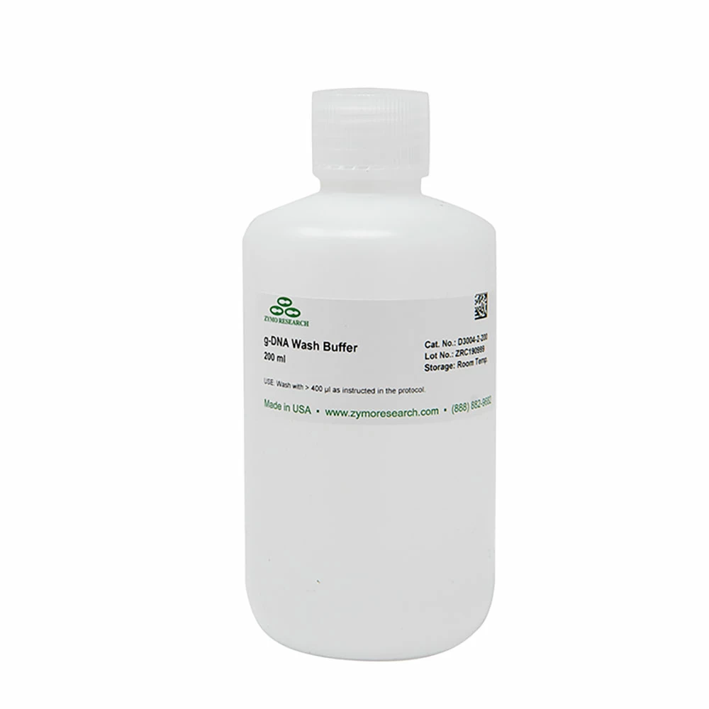 Zymo Research D3004-2-200 g-DNA Wash Buffer, Zymo Research, 200 ml/Unit primary image