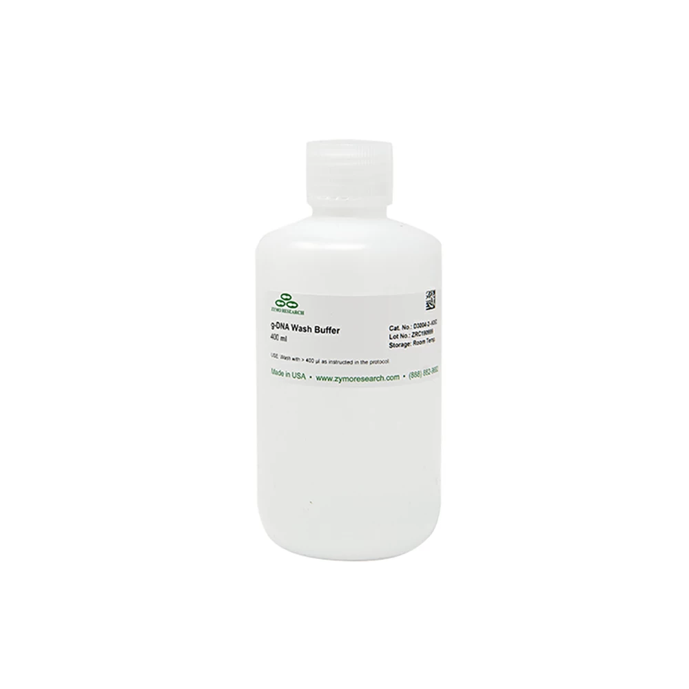 Zymo Research D3004-2-400 g-DNA Wash Buffer, Zymo Research, 400 ml/Unit primary image