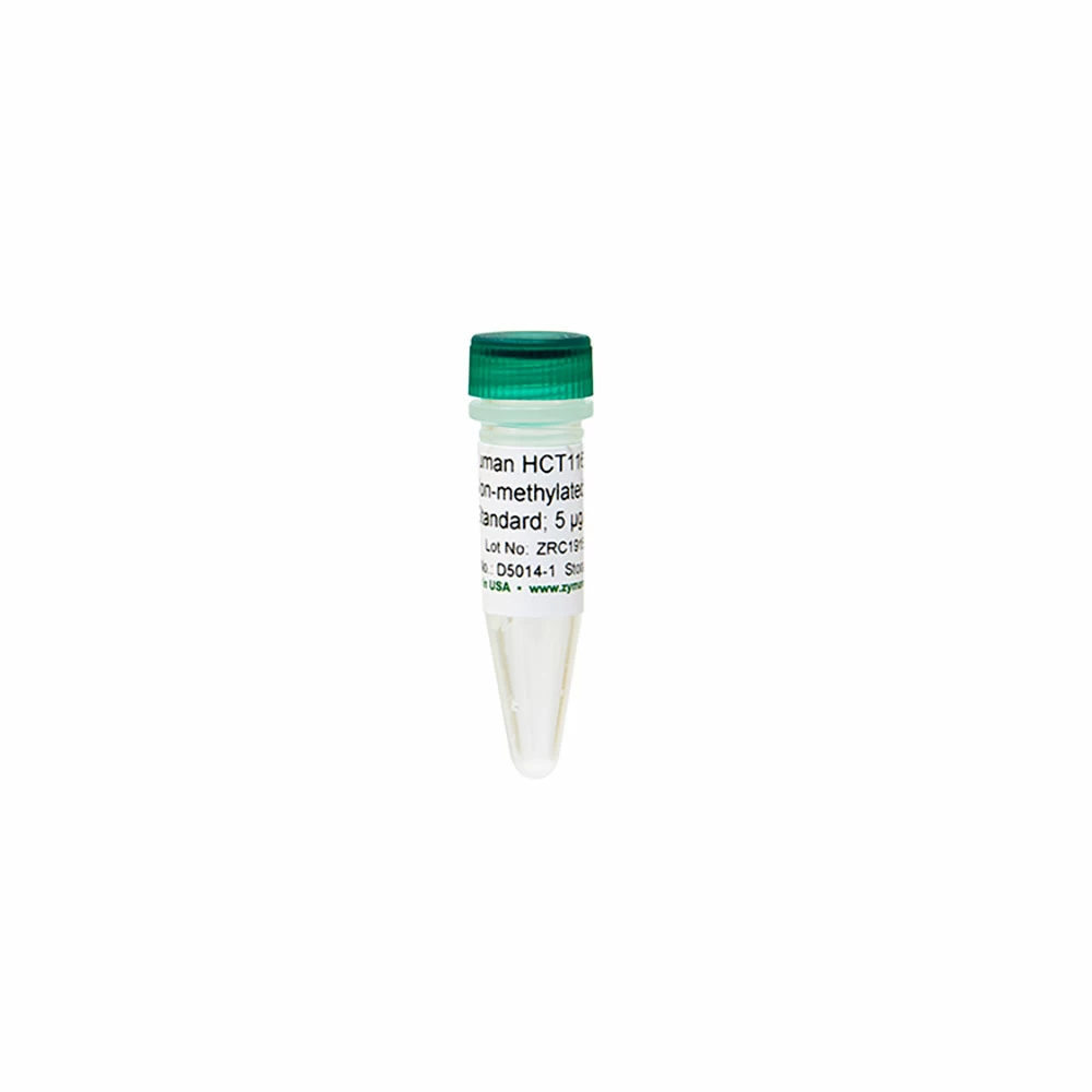 Zymo Research D5014-1 Non-Methylated DNA, Human HCT116 DKO, 5 ug / 20 ul/Unit primary image