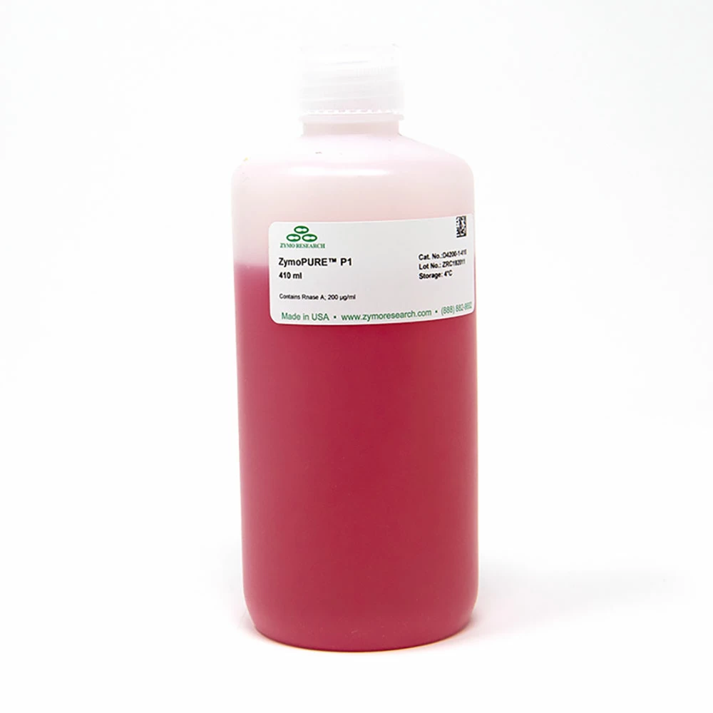 Zymo Research D4200-1-410 ZymoPURE P1 (Red), Buffer, 410ml/Unit primary image