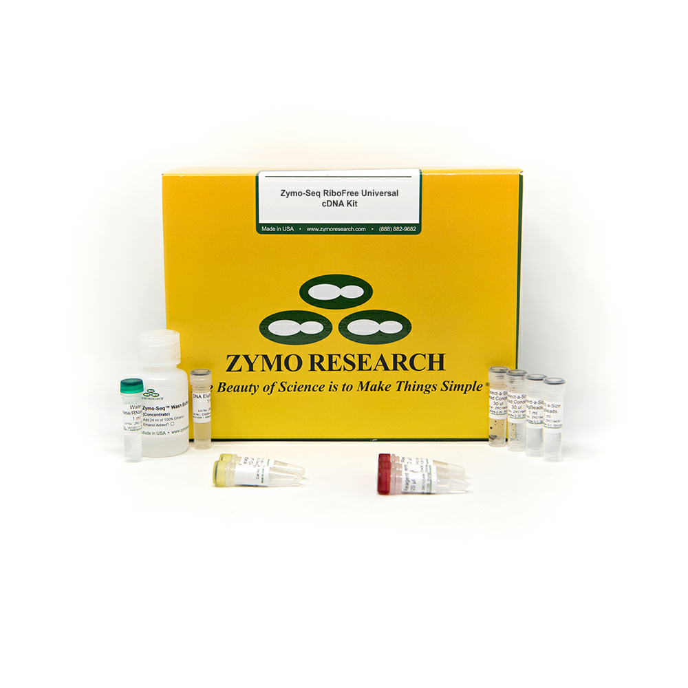 Zymo Research R3001 Zymo-Seq RiboFree Universal cDNA Kit, from total RNA, 12 Preps/Unit primary image