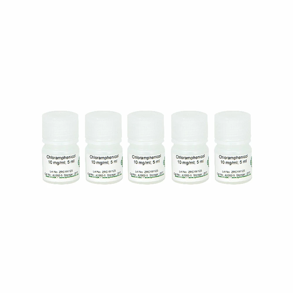 Zymo Research A1002-25 Chloramphenicol Solution, Zymo Research, 5 x 5ml/Unit primary image