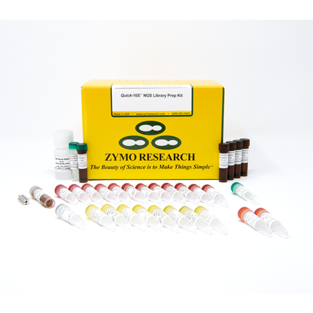 Zymo Research D6422 Quick-16STM Plus NGS Library Prep Kit (V3-V4), Microbiomics, 24 Reactions/Unit primary image