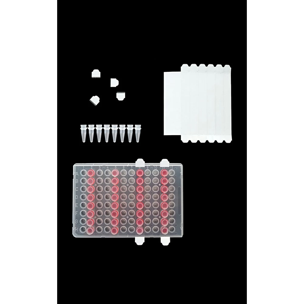 Excel Scientific UC-CS1X8-400, EZcap PCR FilmStrips Ideal for PCR, qPCR, & Storage, 400 Strips / Unit primary image