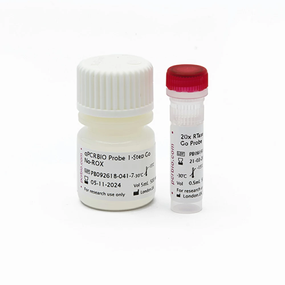 PCR Biosystems PB25.41-05 qPCRBIO Probe 1-Step Go Lo-ROX, 1 x 5ml Mix & 1 x 500ul RTase, 500 x 20ul Rxns/Unit primary image