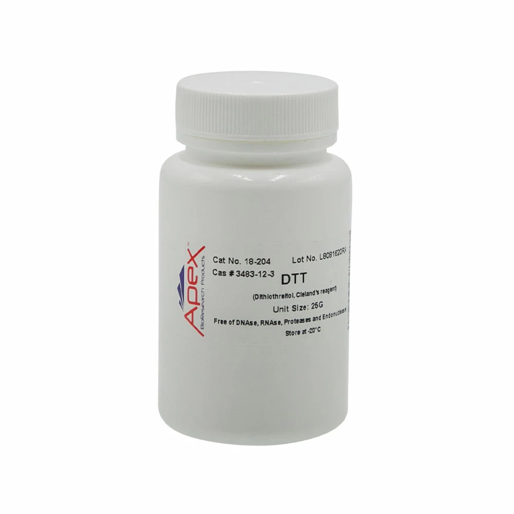 Apex Bioresearch Products 18-204 DTT, Molecular/Proteomic Grade, 25g/Unit primary image