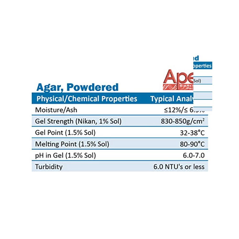 Apex Bioresearch Products 20-273 Apex Powdered Agar, 500g, Bacteriological Grade, 500g/Unit tertiary image