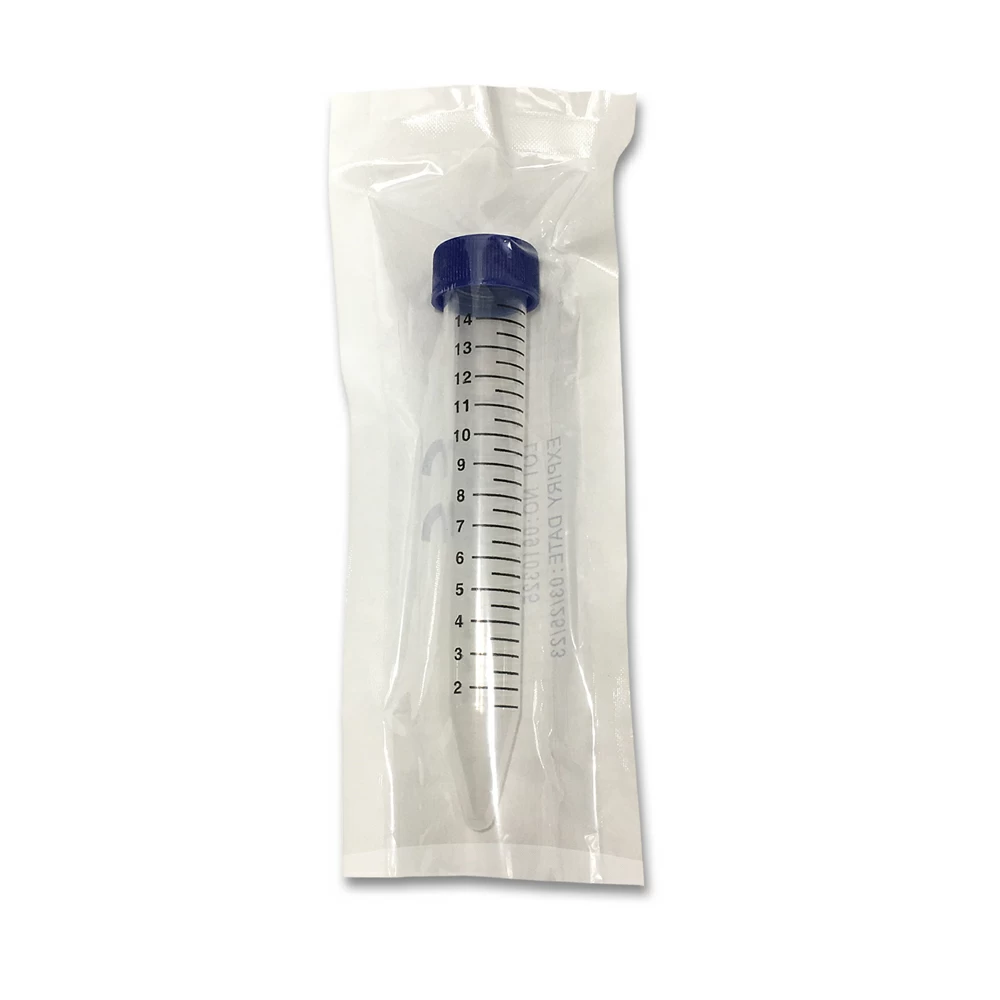 Genesee Scientific 21-400, 15ml Centrifuge Tubes, Individually Wrapped Sterile, Polypropylene, 300 Tubes/Unit primary image