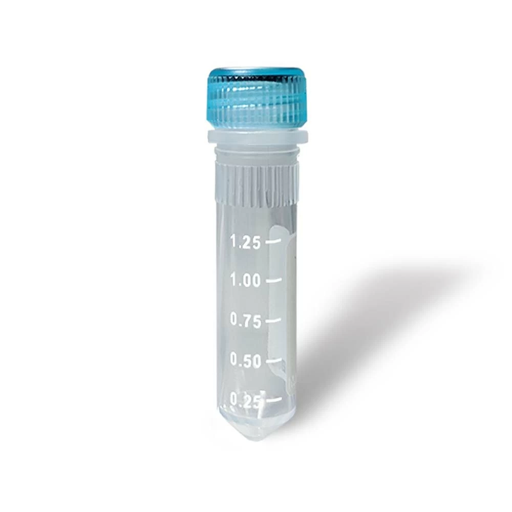 Genesee Scientific 24-298, 2mL ClearSeal Screw-Cap Microtube Graduated, Conical bottom, 50/Bag, 1000 Tubes/Unit primary image