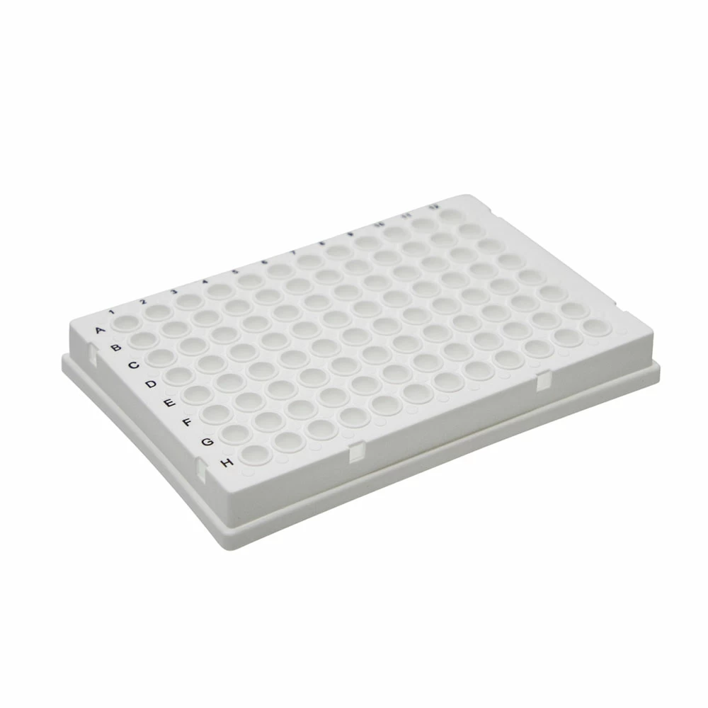 Yellow 96-Well Full-Skirted PCR Plate Ultra Thin Wall 10 Plates/Unit 