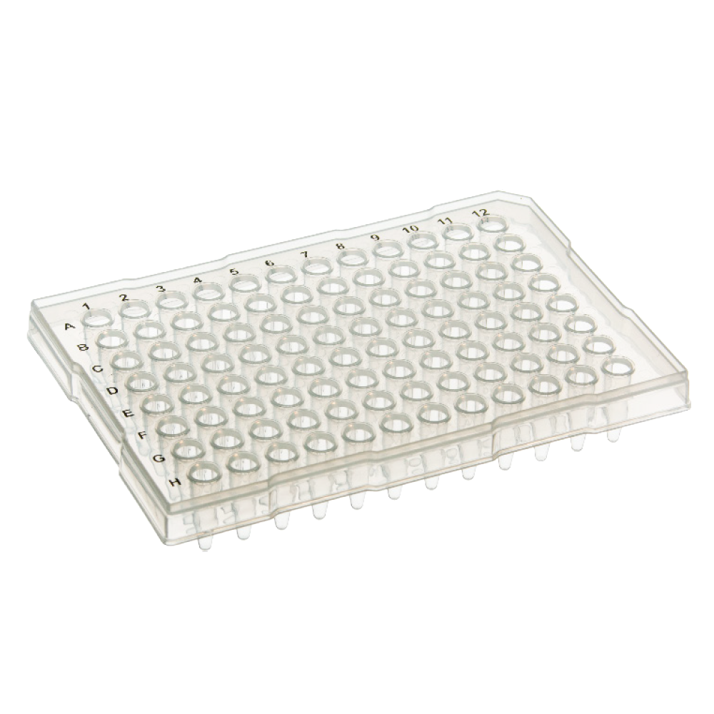 Olympus Plastics 24-301, Olympus 96-Well PCR Plate, Semi-Skirted Raised Rim, Natural, 25 Plates/Unit primary image
