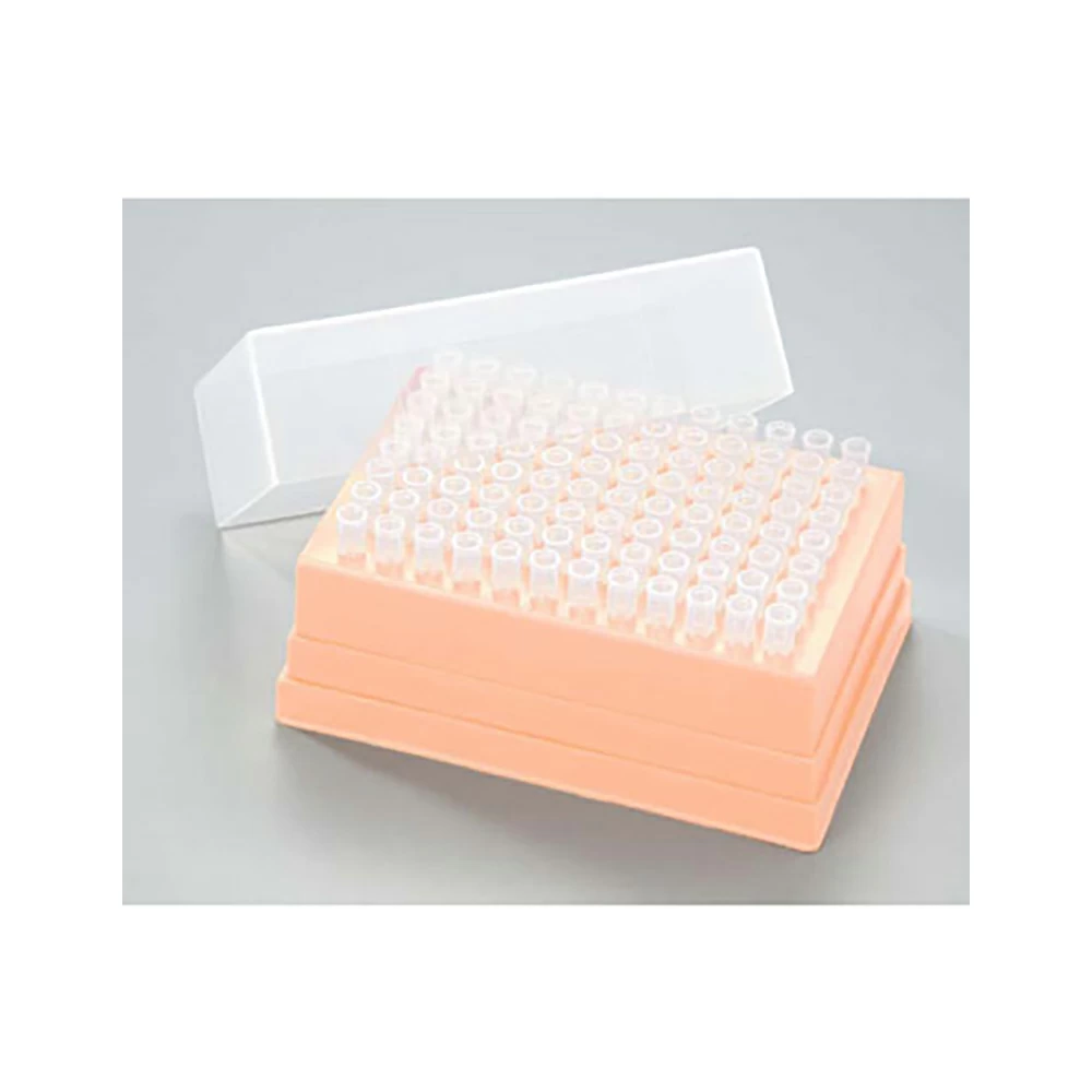 Olympus Plastics 27-359, 50ul 96-Well Pipet Tips for Biomek FX, NX, and 3000 Racked, Sterile, Clear, 50 Racks of 96 Tips/Unit primary image