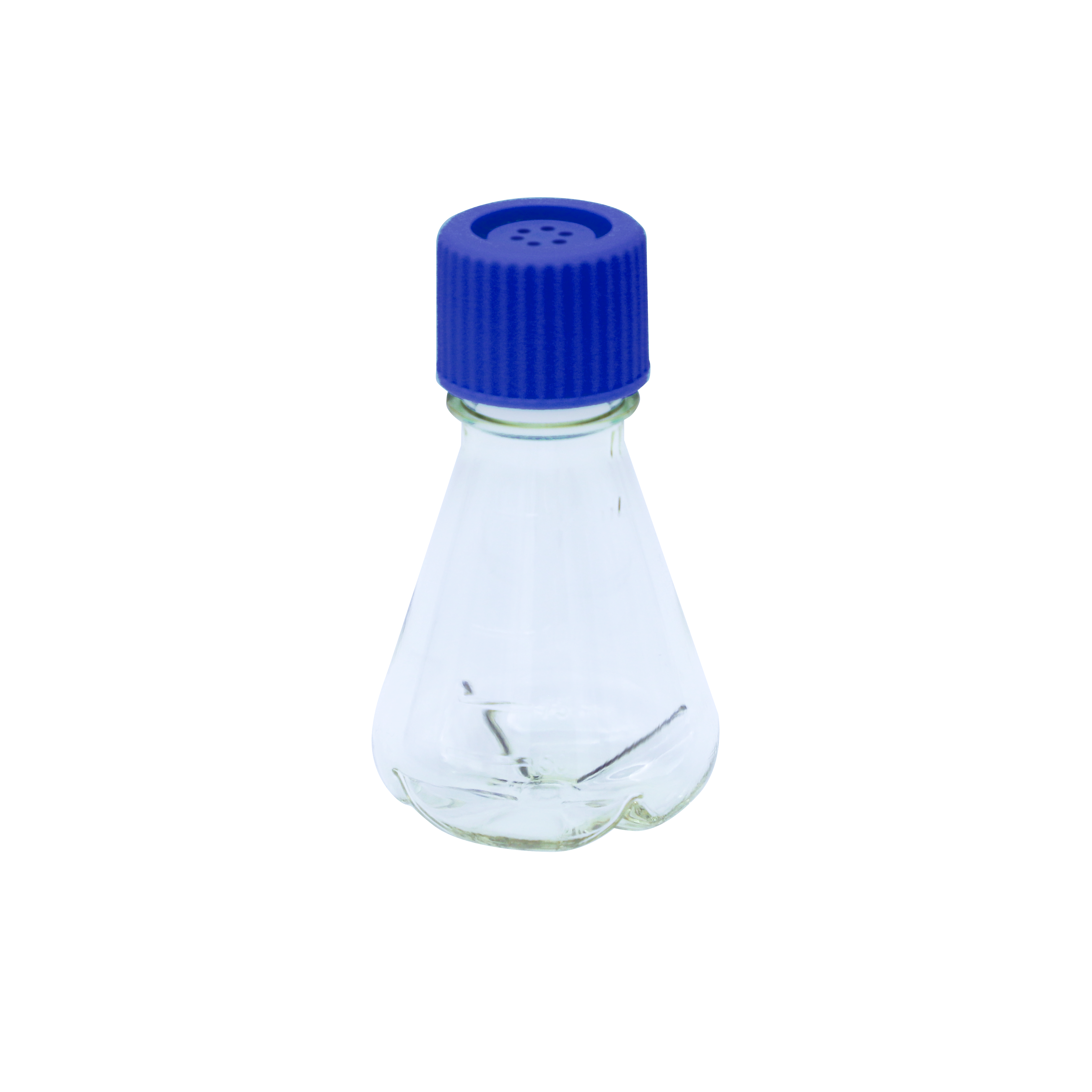 GenClone 25-133V, TC Shaker Flasks, Erlenmeyer, 125ml, Polycarbonate,  Baffled, Vent, 24 Flasks/Unit - 25-133V