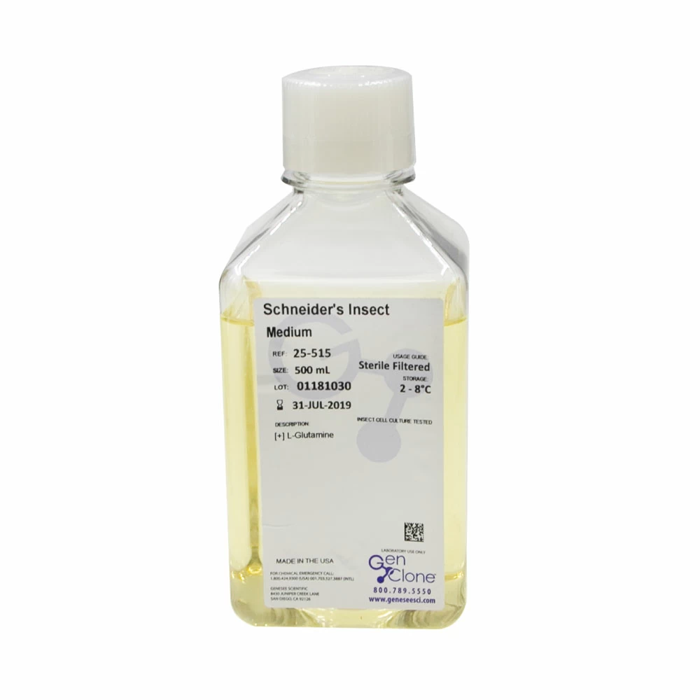 GenClone 25-515 Schneider Drosophila Medium, with L-Glutamine, 500 mL/Unit primary image
