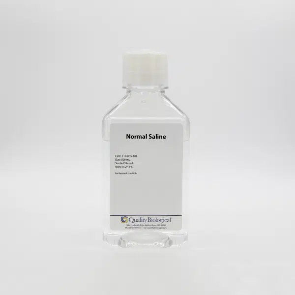 QBI 114-055-101 Normal Saline, 9 g/L NaCl, 500 mL/Unit Primary Image