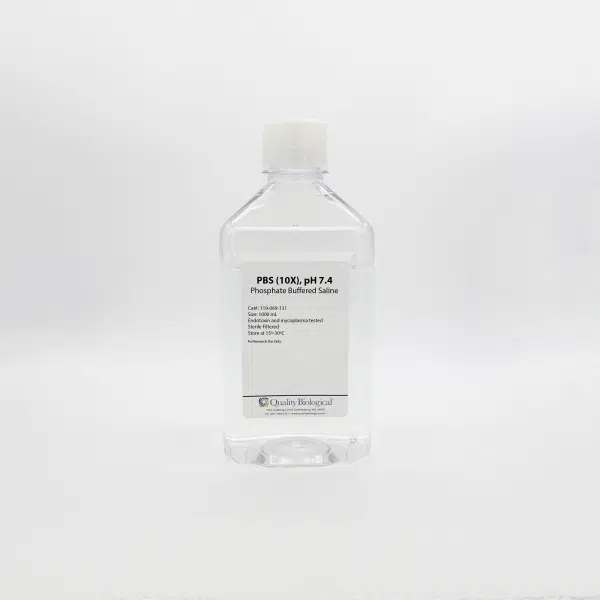 25-507XB PBS, 10X, without Ca, Mg, Phenol Red, 0.1um Sterile Filtered, 6 x 1000 mL/Unit primary image