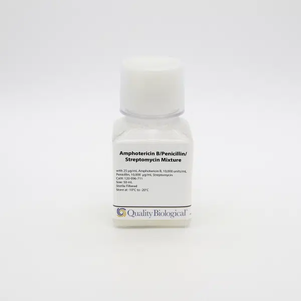 QBI 120-096-711 Amphotericin B/Penicillin/Streptomycin Mixture, Amph B/Pen/Strep, 4 x 50 mL/Unit Primary Image