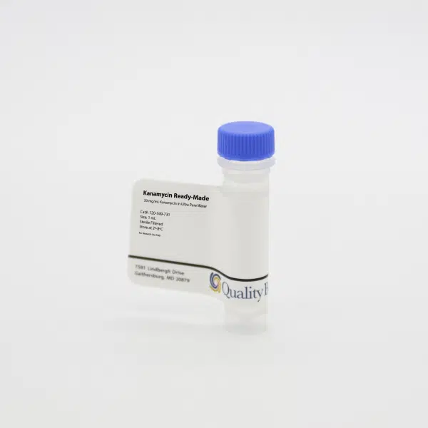 QBI 120-349-731 Kanamycin ready-made, 50mg/mL, 1 mL vial ready to use, 10 x 1 mL/Unit Primary Image
