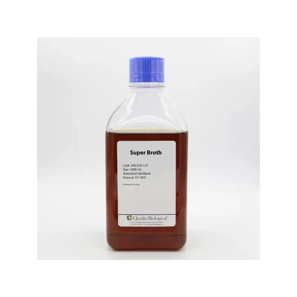 Quality Biological Inc 340-018-131 Super Broth, Super Broth 1000ml, 1 Bottle/Unit Primary Image