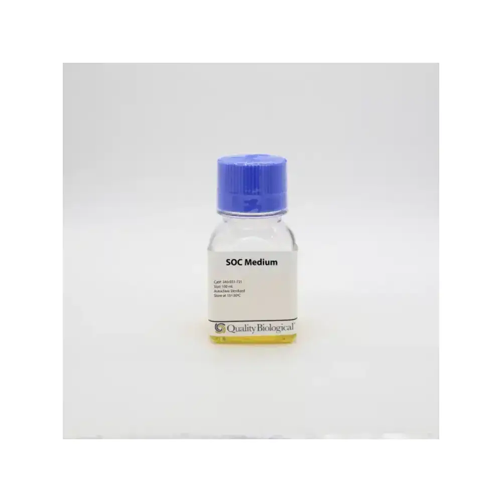 Quality Biological Inc 340-031-671 SOC Medium, SOC Medium 10ml , 10 Bottles/Unit Primary Image