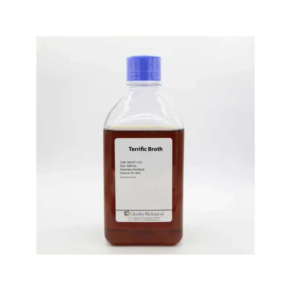 Quality Biological Inc 340-071-131CS Terrific Broth, Terrific Broth 1L , 10 Bottles/Unit Primary Image