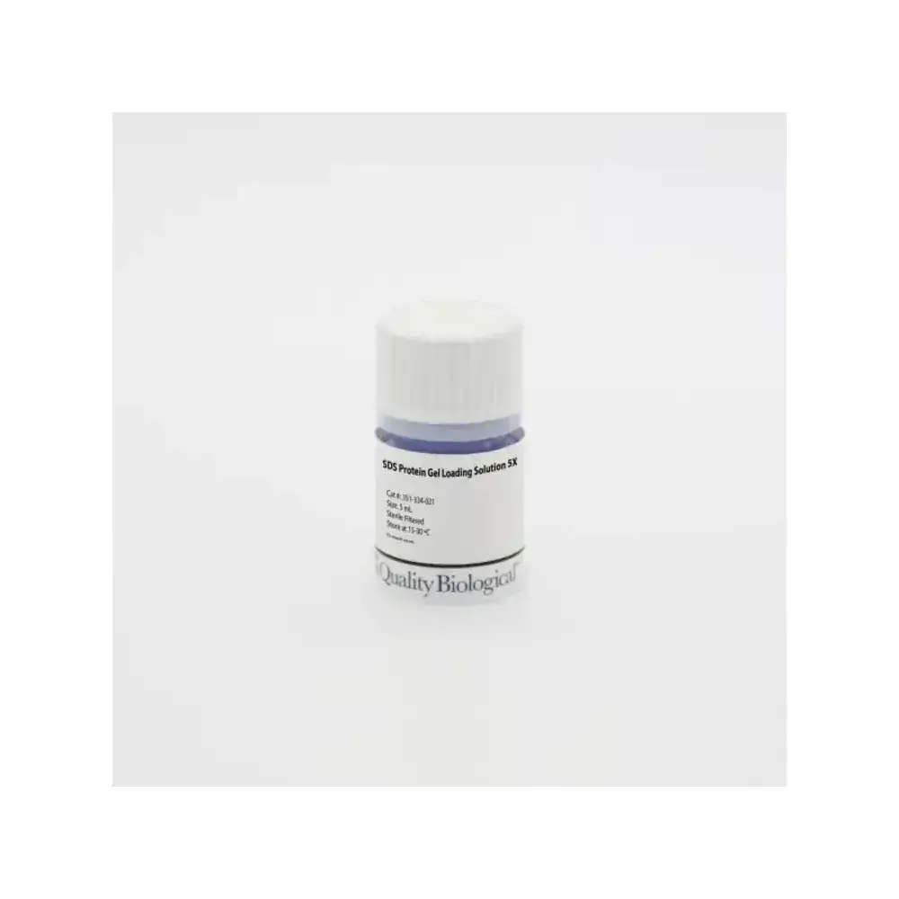 Quality Biological Inc 351-334-021 5X SDS Protein Gel Loading Solution, 5X 5X5ml, 5 Bottles/Unit Primary Image