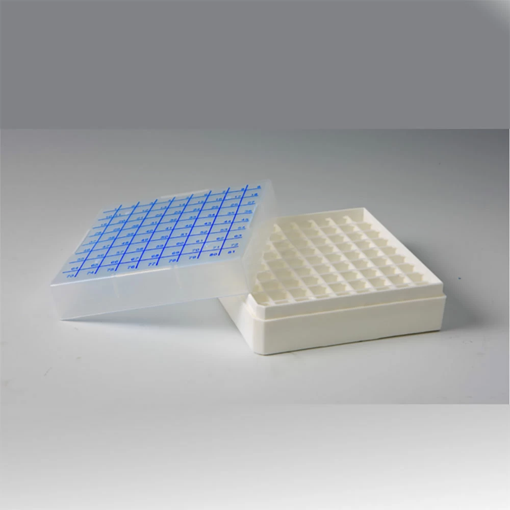 Genesee Scientific 27-214,  White, Clear Lid w/ Grid, 1 Rack/Unit secondary image