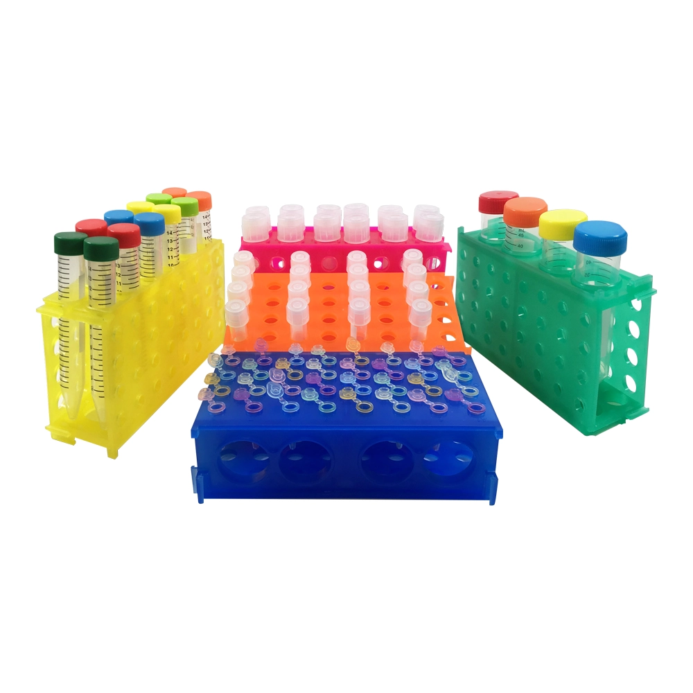 MTC Bio R1030 4 Way Rack, Rainbow Pack, 4x50, 12x15, 32x1.5/0.5ml, 5 Racks/Unit Primary Image