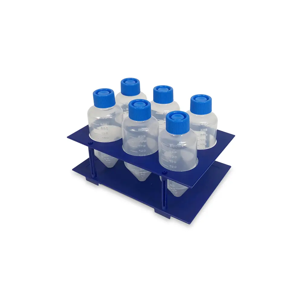 MTC Bio R1900 Rack for Centrifuge Tubes, 6 x 250ml , 5 Racks/Unit Primary Image