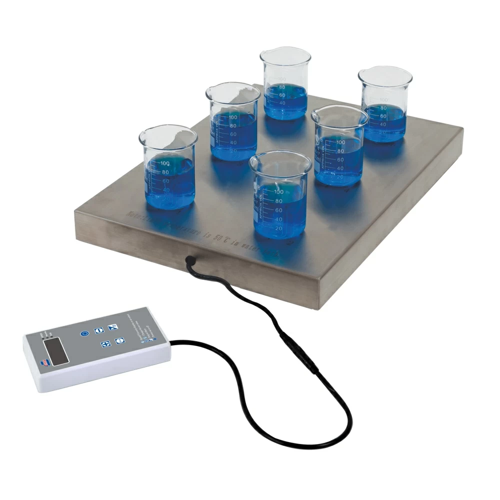 Genesee Scientific 27-539 6-Place Water Bath Magnetic Stirrer, with Detachable Control Panel, 1 Magnetic Stirrer/Unit primary image