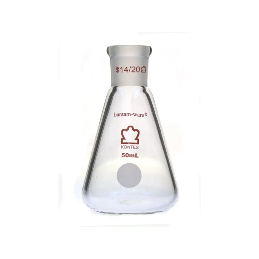 DWK Life Sciences 296500-0010 Flask Erl  10ml 14/20, KIMBLE