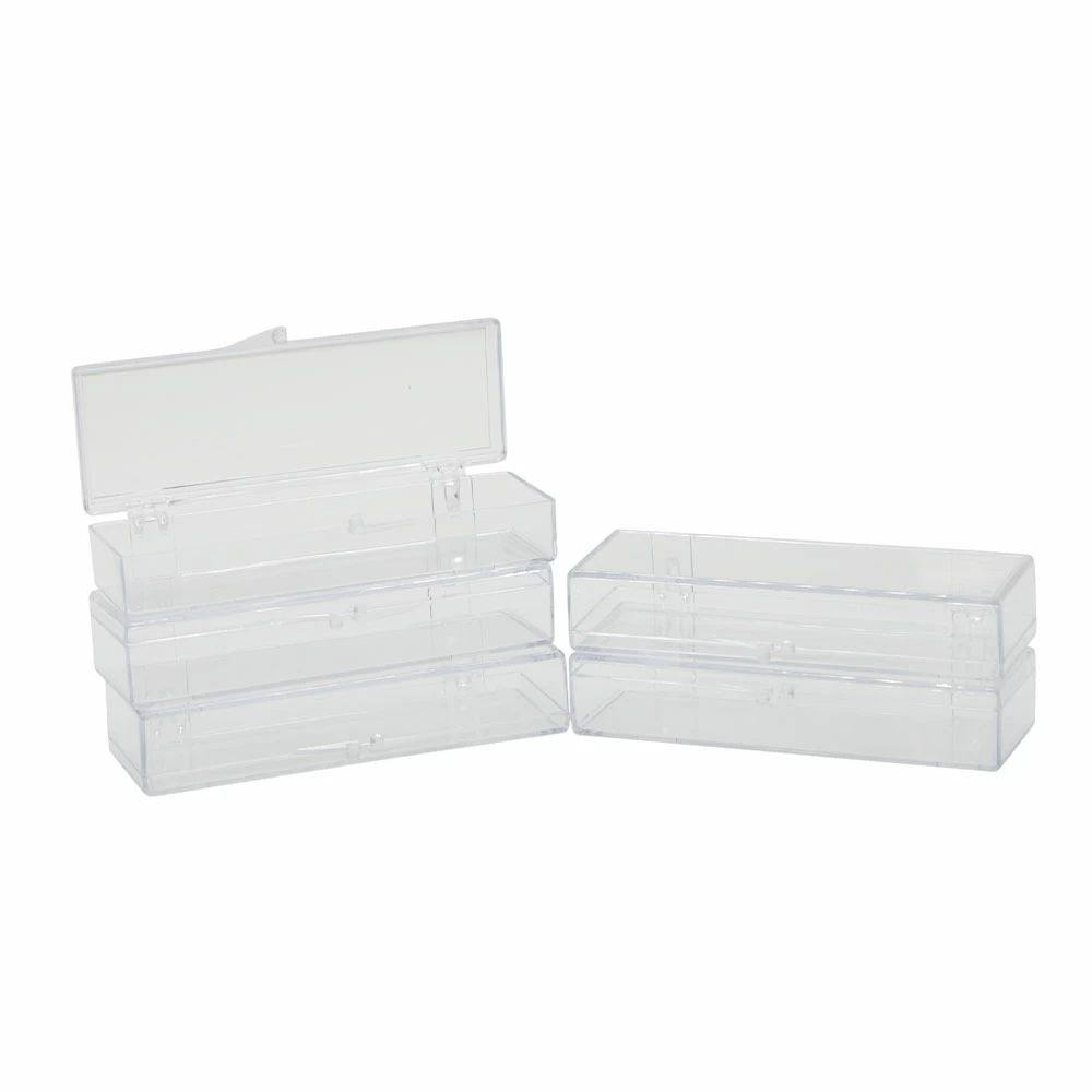 Prometheus Protein Biology Products 30-141 Blotting Boxes, Long strip, Clear, 9.5 x 3 x 1.6cm, 5 Boxes/Unit primary image
