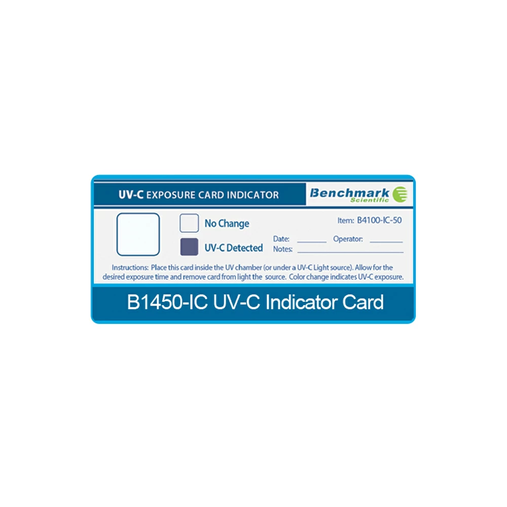 Benchmark Scientific B1450-IC UV-C Indicator Card, UV Clave