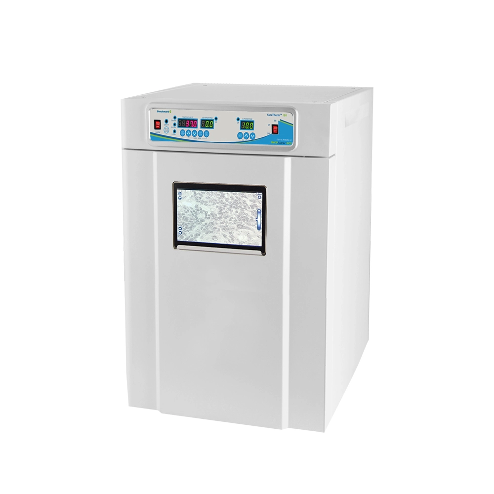 Benchmark Scientific H3565-180HDO2 SureTherm CO2 Incubator, 180 L w/ High Heat Decontamination, Split Window Door and O2  Control, 1 Incubator/Unit primary image