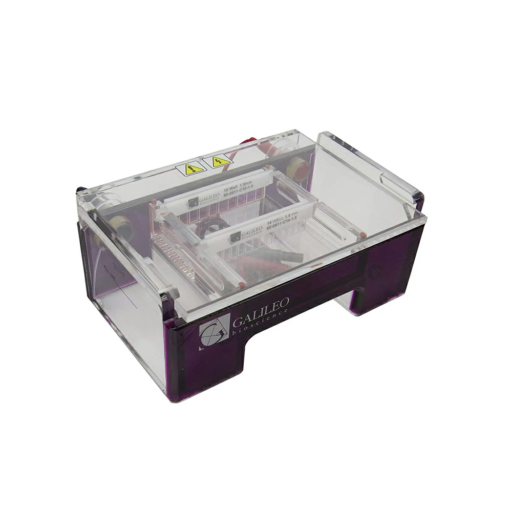 Genesee Scientific 33-634UVT 9 x 11cm Gel Tray, Gasketed, UV Transparent, 1 Tray / Unit secondary image