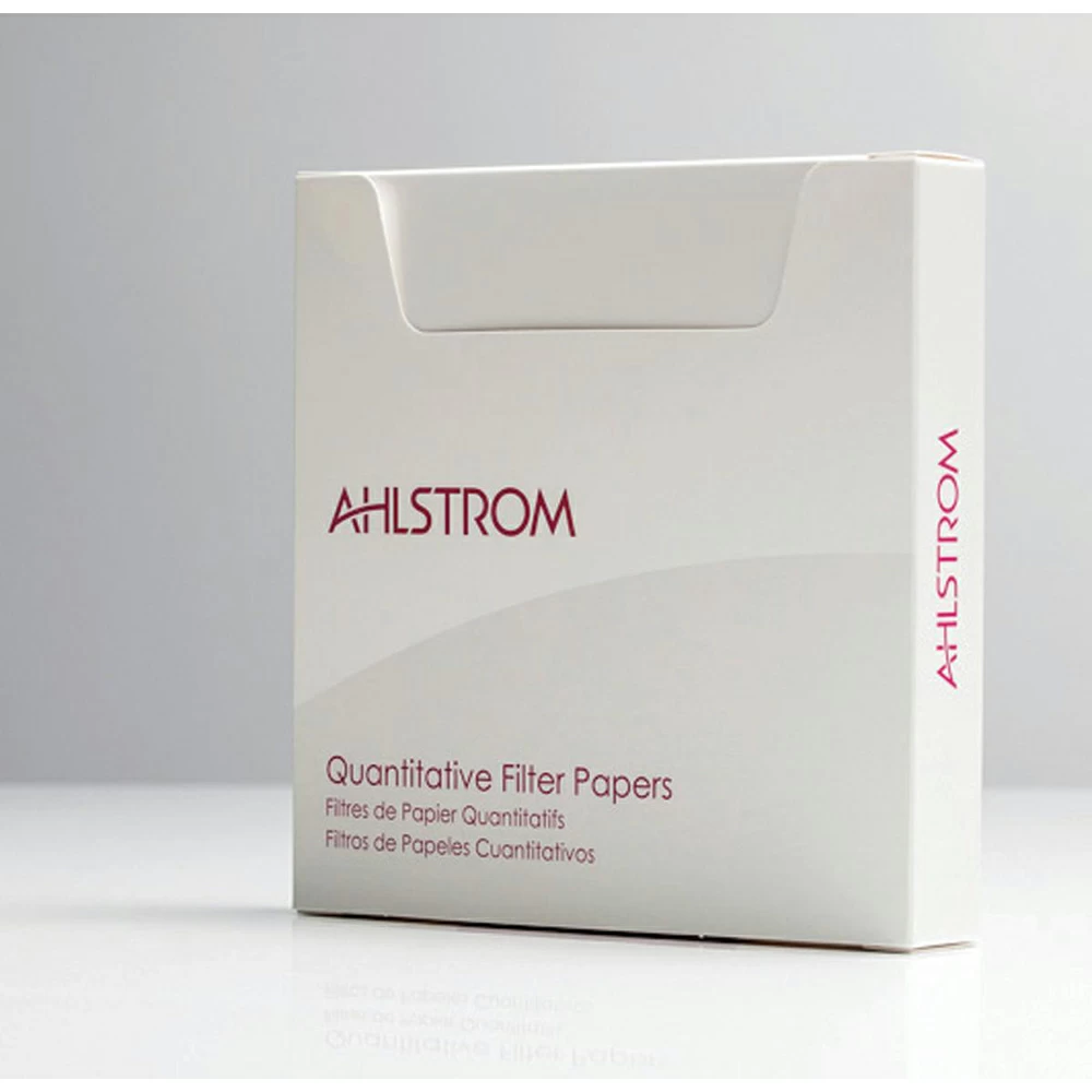 Ahlstrom 0750-4000 Quantitative Filter Papers, Hardened, Ashless, Grade 75, 40cm, 100/Unit primary image