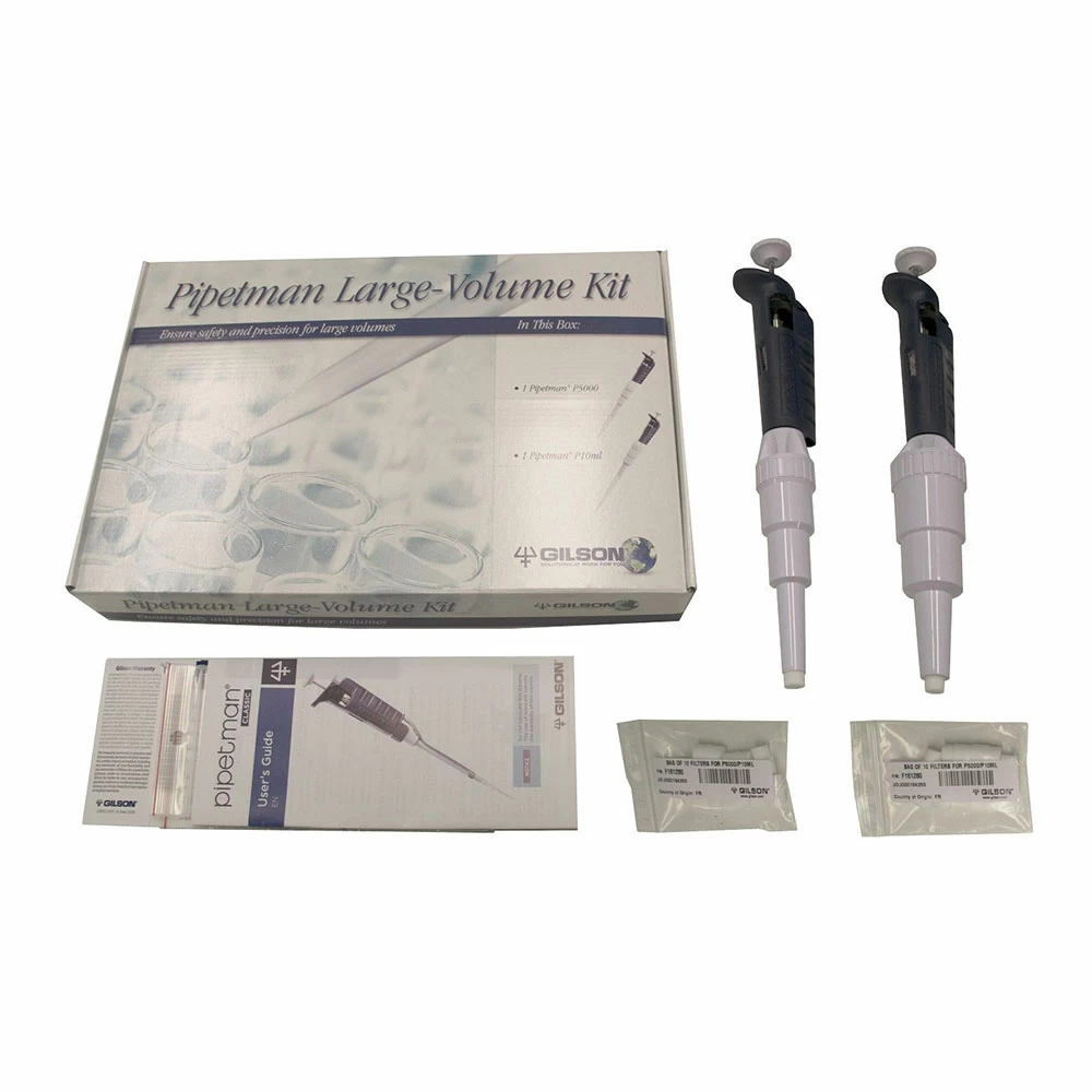 Gilson F167400 PIPETMAN Classic Starter Kit, P5000 and P10mL Included, 1 Starter Kit/Unit primary image