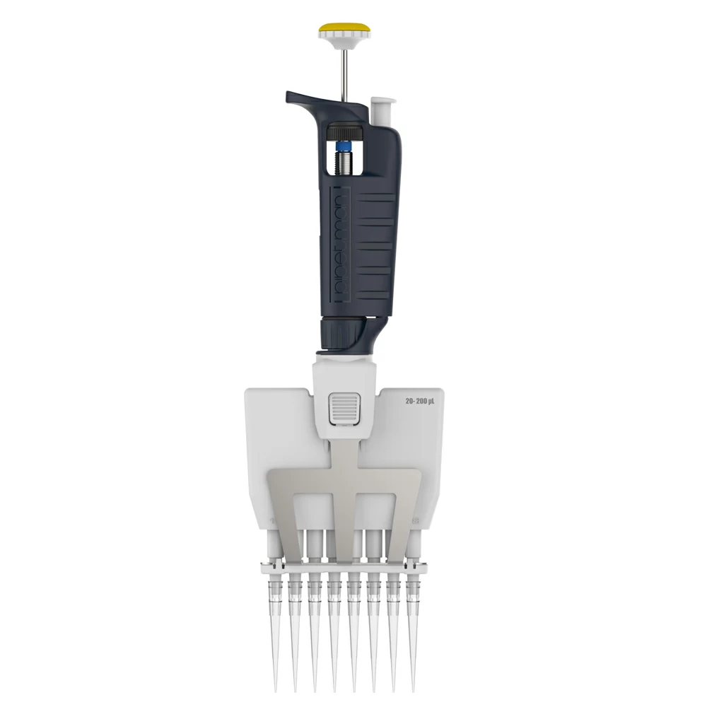 Gilson F144072 PIPETMAN G P8X200G, 8 Channel, 20 - 200ul, 1 Pipettor/Unit primary image