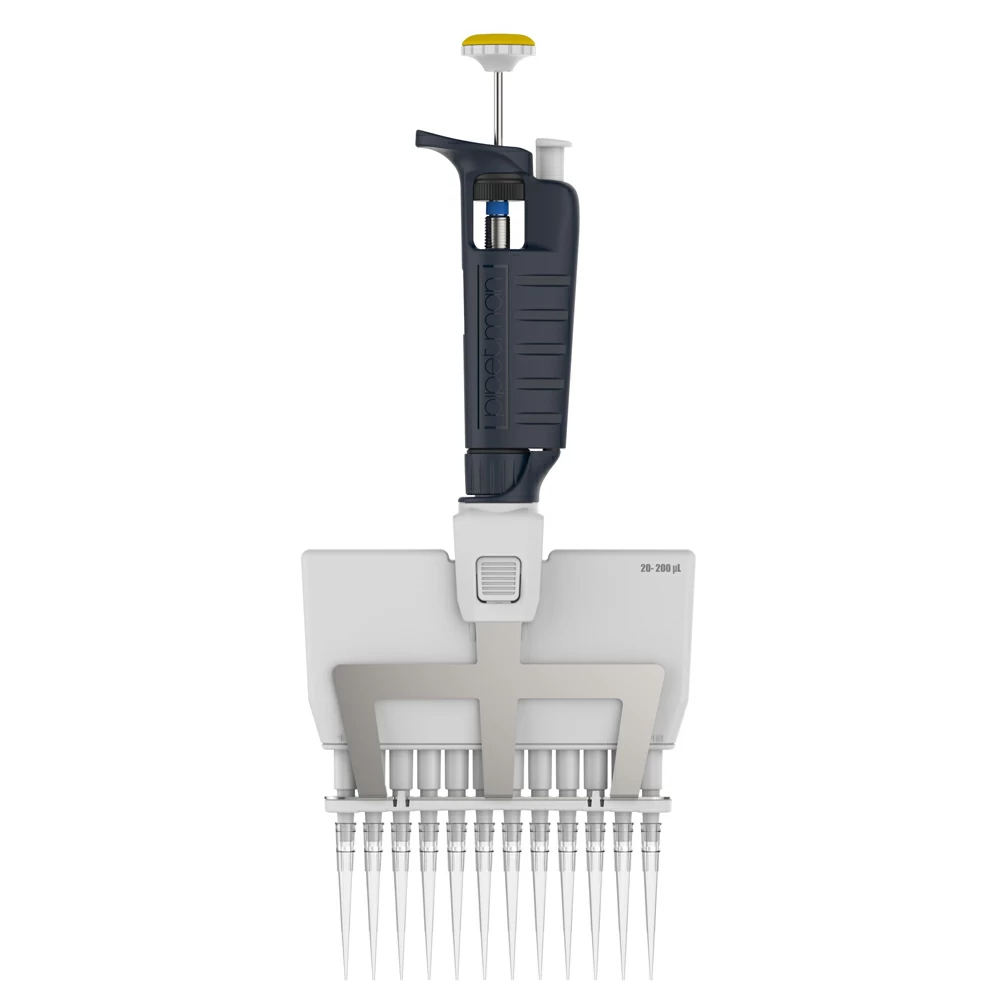 Gilson F144073 PIPETMAN G P12X200G, 12 Channel, 20 - 200ul, 1 Pipettor/Unit primary image