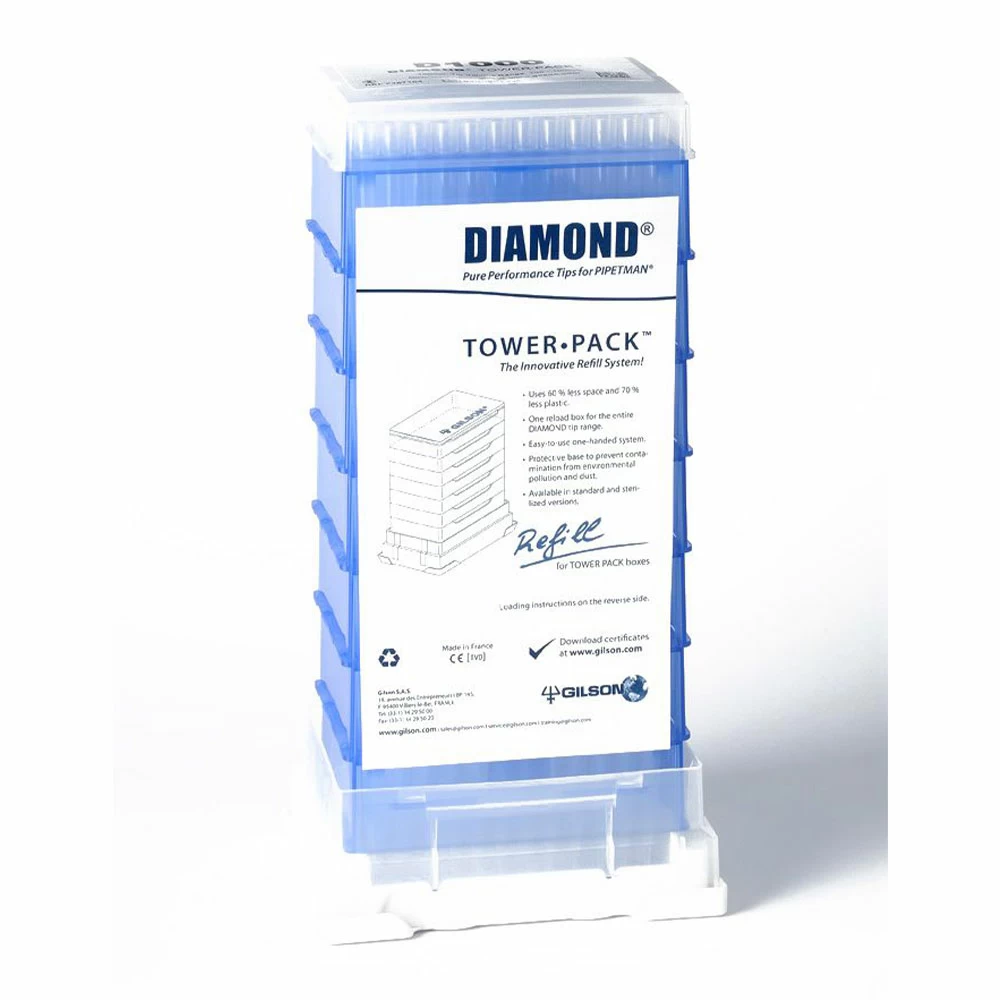 Gilson F167204 D1000ST TowerPack, Sterile, 100-1000