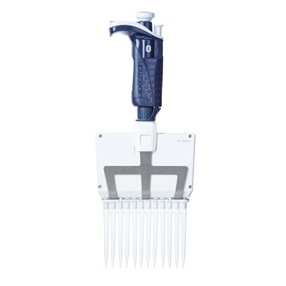 Gilson F81059 PIPETMAN M P12X1200M BT CONNECTED, 12-Channel, 50 - 1200ul, 1 Pipettor/Unit primary image