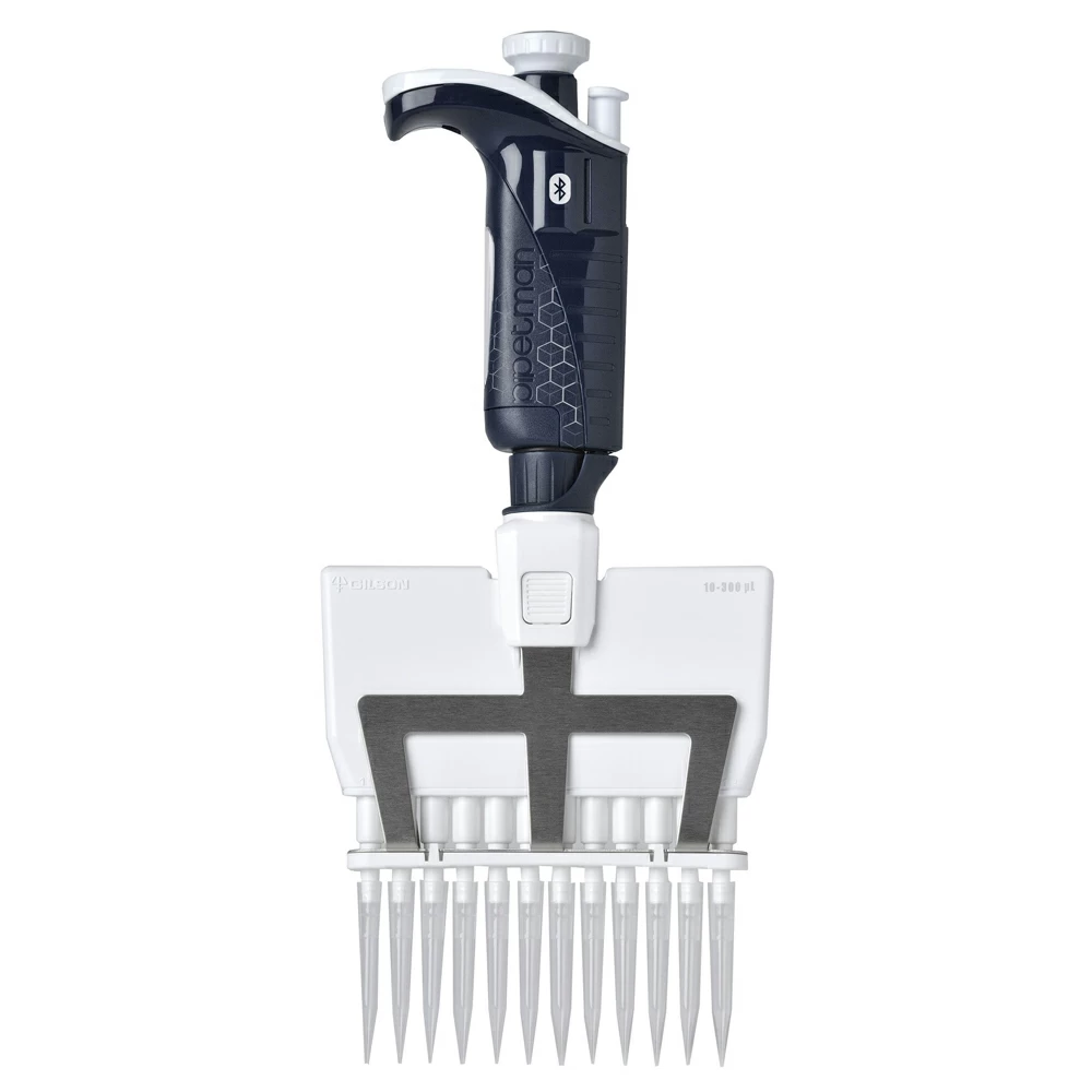 Gilson F81057 PIPETMAN M P12X300M BT CONNECTED, 12-Channel, 10 - 300ul, 1 Pipettor/Unit primary image