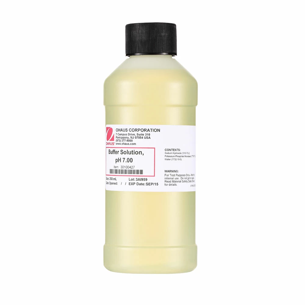 OHAUS 30100427 pH Buffer Solution, pH 7.00, 1 x 250ml Bottle/Unit primary image