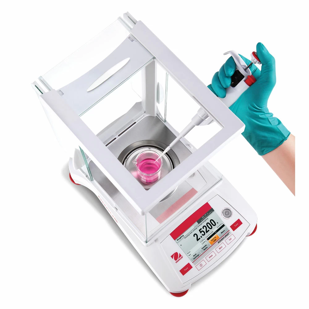 OHAUS 30100601 AX124E Analytical Balance 120g, 0.0001g Readability, 1 Analytical Balance/Unit quaternary image