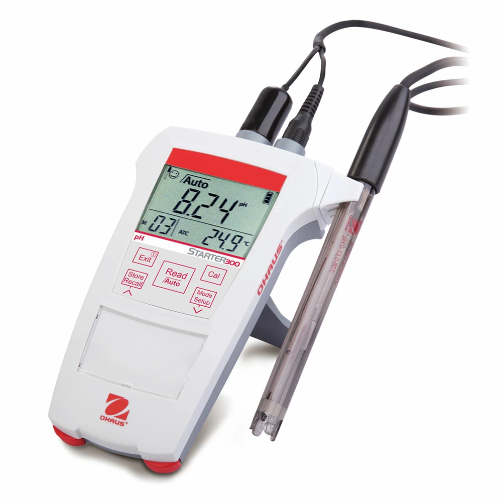 OHAUS 83033961 ST300 Portable Meter, 3-in-1 Plastic Gel Electrode, 1 Portable Meter/Unit secondary image